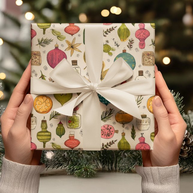 Vintage Ornament Pattern Wrapping Paper (Creator Uploaded)