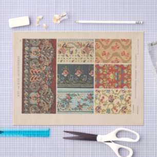 Vintage Ornamental Designs Heinrich Dolmetsch Tissue Paper