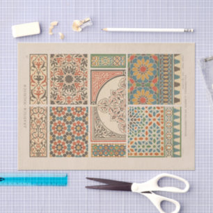 Vintage Ornamental Designs Heinrich Dolmetsch Tissue Paper