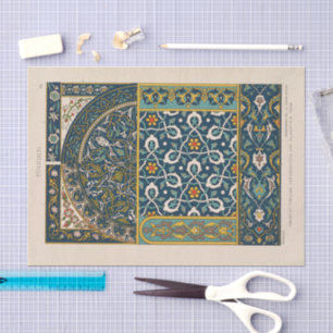 Vintage Ornamental Designs Heinrich Dolmetsch Tissue Paper