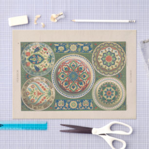Vintage Ornamental Designs Heinrich Dolmetsch Tissue Paper