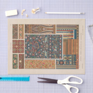 Vintage Ornamental Designs   Heinrich Dolmetsch Tissue Paper