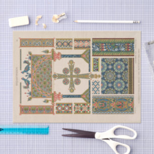 Vintage Ornamental Designs   Heinrich Dolmetsch Tissue Paper