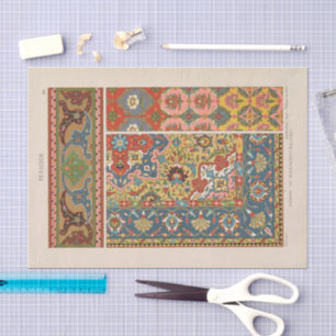 Vintage Ornamental Designs Heinrich Dolmetsch Tissue Paper