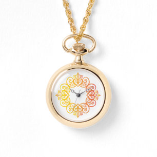 Vintage Ornamental Frame Elegant Decorative Border Watch