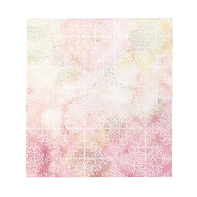 Vintage ornamental pattern notepad (Front)