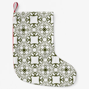 Vintage ornamental seamless pattern. abstract, ara small christmas stocking