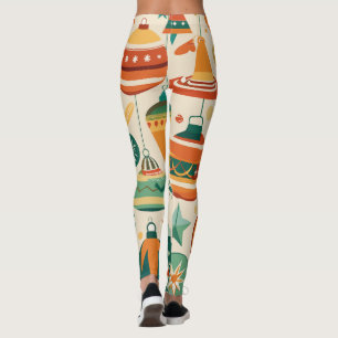 Vintage Ornaments Leggings