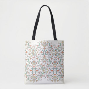 vintage ornate seamless border in Eastern style. O Tote Bag