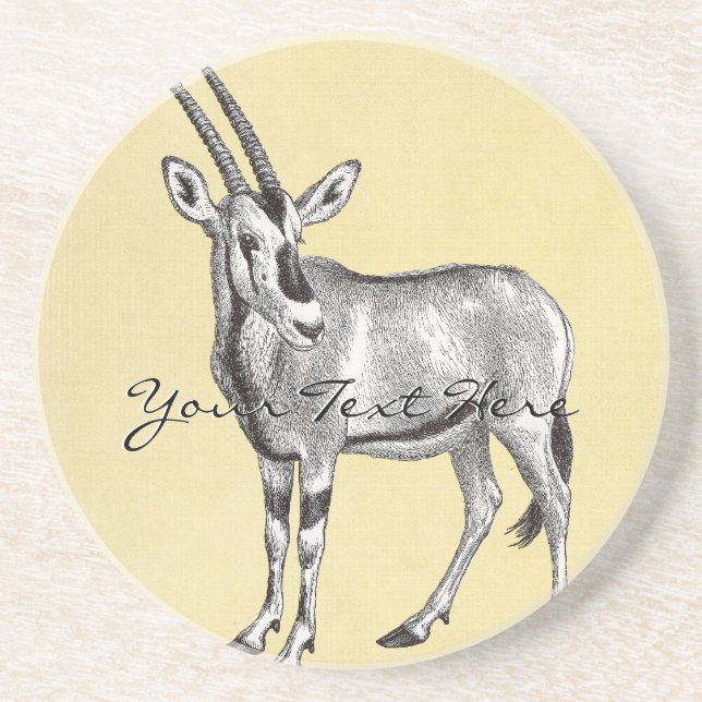 Vintage Oryx Coaster (Front)