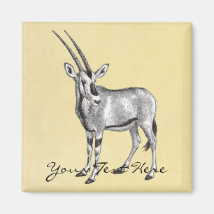 Vintage Oryx Magnet