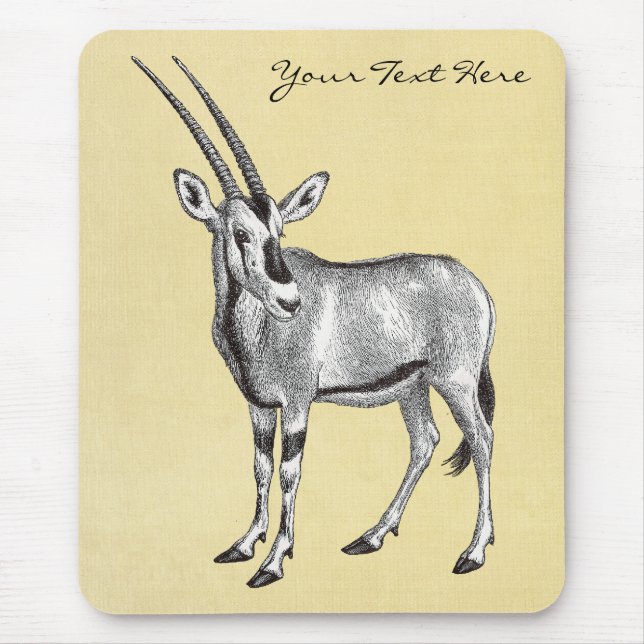 Vintage Oryx Mousepad (Front)