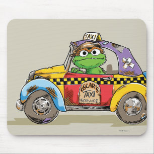 Vintage Oscar's Taxi Service Mouse Pad