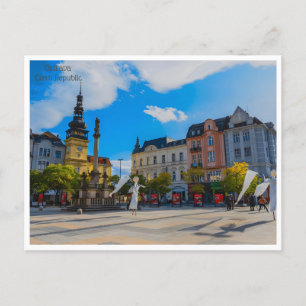 vintage ostrava Czech Republic République tchèque Postcard