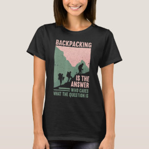 Vintage Outdoor Camping Hiking Backpacking T-Shirt
