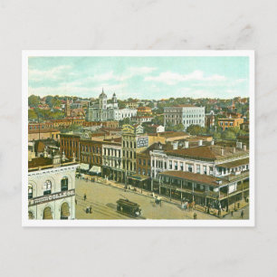 Vintage Overhead Montgomery, Alabama Postcard