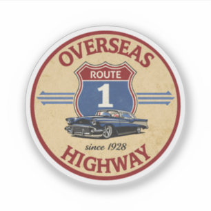 vintage Overseas Highway florida keys road gifts