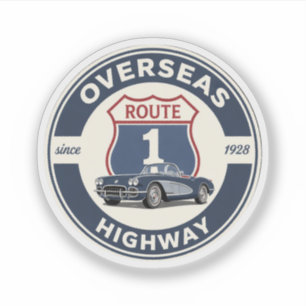vintage Overseas Highway florida keys road gifts