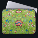 Vintage Owen Jones Chinese Ornament Green Floral Laptop Sleeve<br><div class="desc">Elevate your home with the exquisite detail of Owen Jones’ "Examples of Chinese Ornament, " a stunning masterpiece of 19th-century decorative design. Sourced from historical objects in the South Kensington Museum, this vibrant green floral pattern showcases the intricate symmetry and lush botanical motifs characteristic of classic Chinoiserie. The rhythmic intertwining...</div>