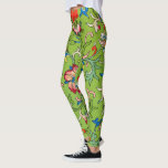 Vintage Owen Jones Chinese Ornament Green Floral Leggings<br><div class="desc">Elevate your home with the exquisite detail of Owen Jones’ "Examples of Chinese Ornament, " a stunning masterpiece of 19th-century decorative design. Sourced from historical objects in the South Kensington Museum, this vibrant green floral pattern showcases the intricate symmetry and lush botanical motifs characteristic of classic Chinoiserie. The rhythmic intertwining...</div>
