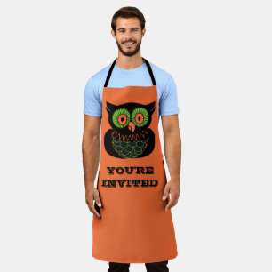 Vintage Owl Apron