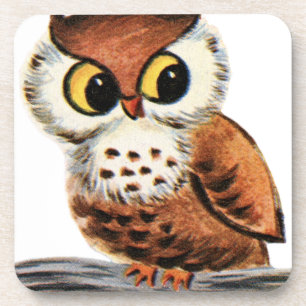 Vintage Owl Coaster