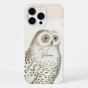 Vintage Owl iPhone 15 Pro Max Cases