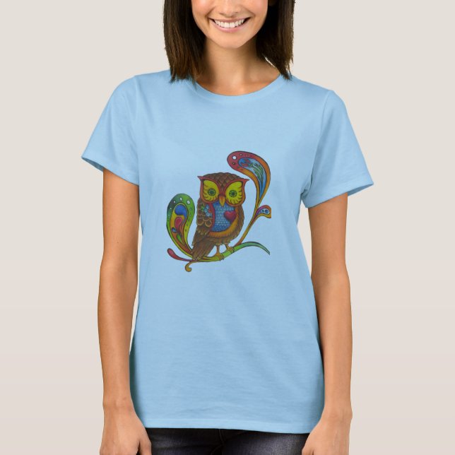 vintage owl t-shirt (Front)