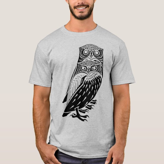 Vintage Owls  T-Shirt (Front)