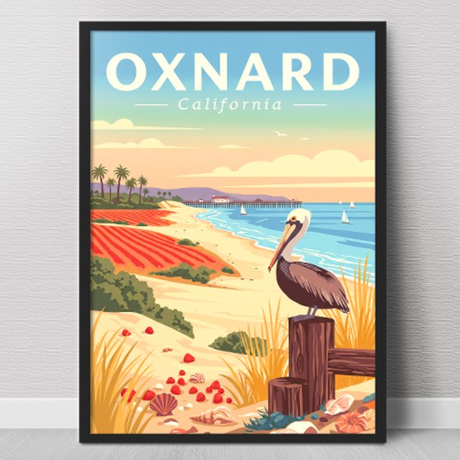 Vintage Oxnard California Poster (Creator Uploaded)