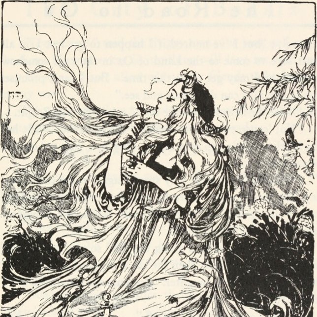 Vintage Oz Art Nouveau Goddess "Polychrome" T-Shirt (Creator Uploaded)