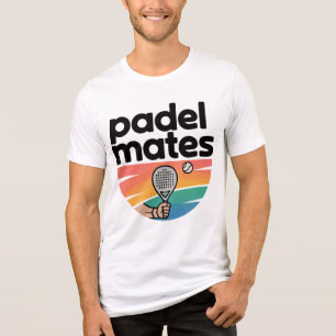 Vintage Padel T-Shirt – Perfekt für Teamplayer Tri-Blend Shirt