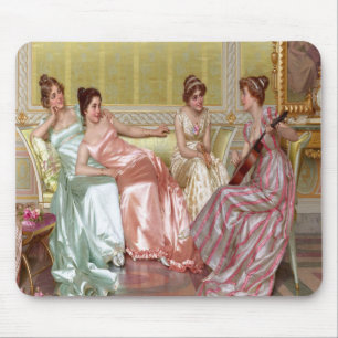 vintage painting mousepad