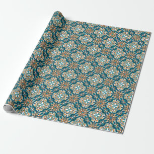 Vintage paisley kerchief: oriental print. wrapping paper