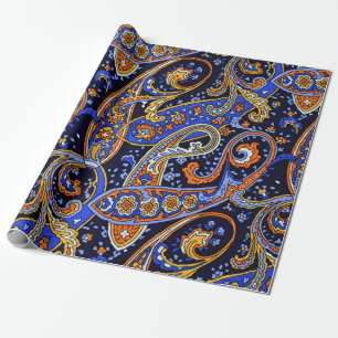 Vintage Paisley Pattern, Persian Floral Design Wrapping Paper