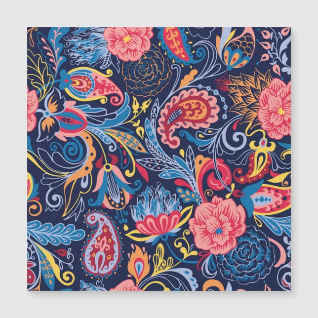 Vintage Paisley Seamless Pattern Design (Front)