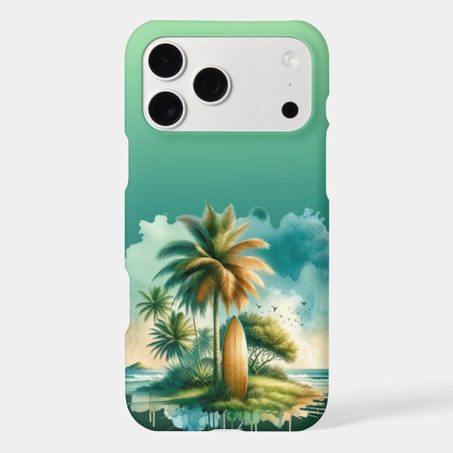  Vintage Palm and Surfboard (Back)