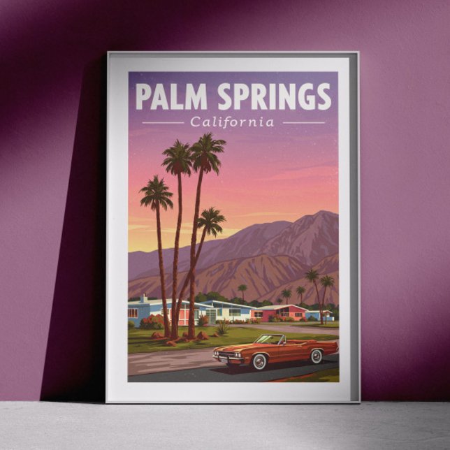 Vintage Palm Springs California Poster (Creator Uploaded)