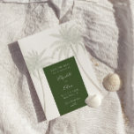 Vintage Palm Tree Wedding Save The Date<br><div class="desc">Introducing our exquisite Vintage Palm Tree Wedding save the date, designed to evoke the timeless elegance of a tropical paradise with vintage charm. This card features stunning vintage palm tree illustrations that transport your guests to a serene and exotic setting, perfect for a destination wedding or a celebration inspired by...</div>