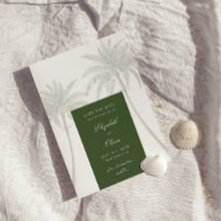 Vintage Palm Tree Wedding