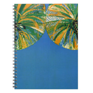 Vintage Palm Trees Cote D'Azur Notebook