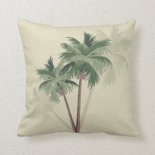 Vintage Palm Trees Cushion