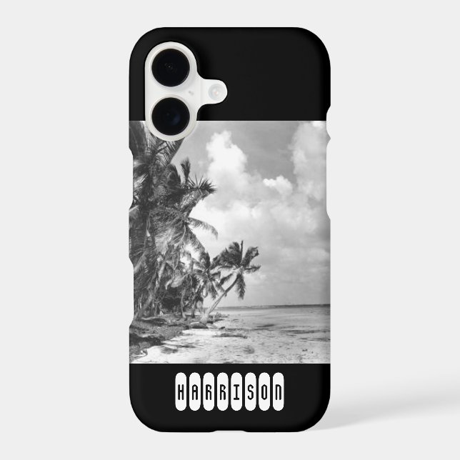 Vintage Palm Trees Personalised (Back)