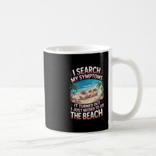 Vintage Palm Trees Retro Ocean Needed To Go Beach Coffee Mug