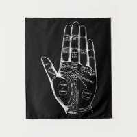 Vintage Palmistry Chart Palm Reading