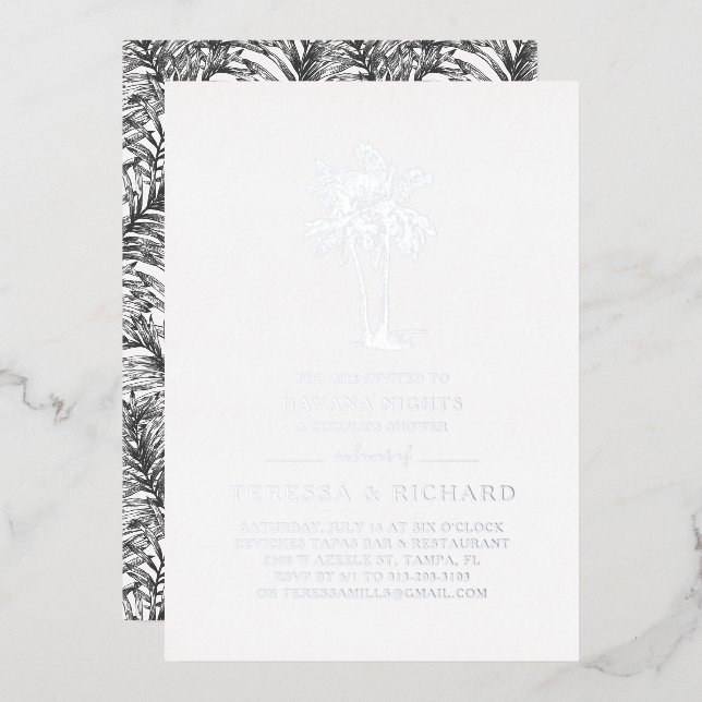 Vintage Palms | Havana Nights Couples Shower (Front/Back)