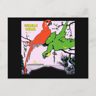 Vintage Panama Canal Travel Postcard