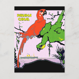 Vintage Panama Canal Travel Postcard