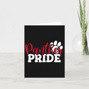 Vintage Panthers School Sports Name Spirit Back To Card