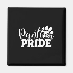 Vintage Panthers School Sports Name Spirit Go Back Magnet